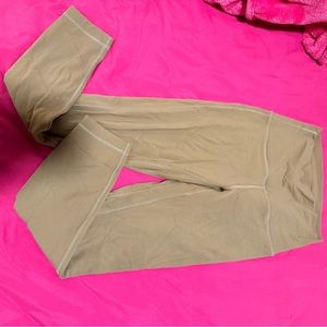 lululemon tan define leggings